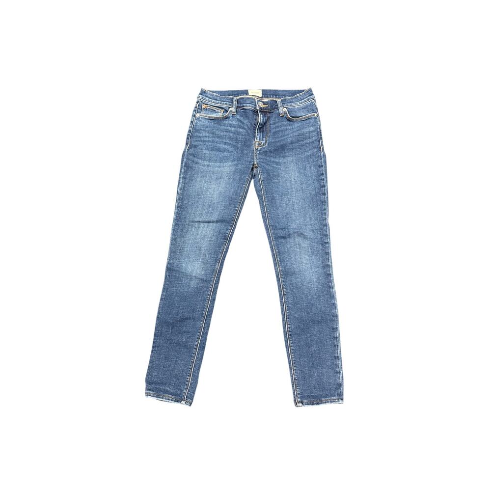 HUDSON Natalie Super Skinny Mid-Rise Crop Jeans Size 27 Deep Ocean
